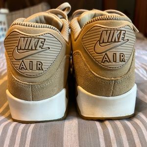 Nike Air size 7 tan and white